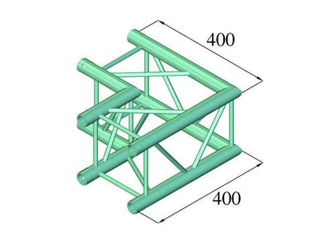 Alutruss DECOLOCK DQ4-PAC21 Esquina de 2 vías (90°)