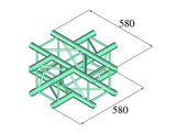 Alutruss DECOLOCK DQ4-PAC41 Pieza cruzada de 4 vías