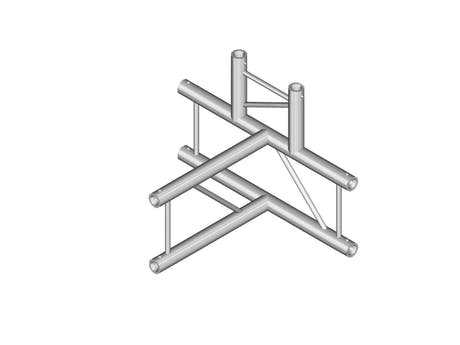 ALUTRUSS BILOCK E-GL22 T42-V Esquina de 4 vías 90°