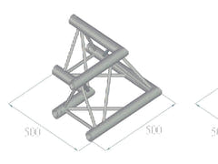 ALUTRUSS TRILOCK 6082AC-21 Esquina de 2 vías 90°