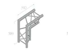 ALUTRUSS TRILOCK 6082AC-25 esquina de 2 vías 90° \/