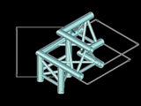ALUTRUSS TRILOCK 6082AL-32 3-way Corner /\ left