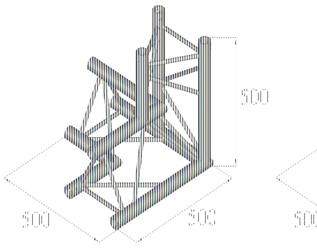 ALUTRUSS TRILOCK 6082AL-33 Esquina de 3 vías \/ derecha