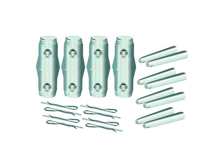 Alutruss QUADLOCK set cono de conexión/pivote/pasador