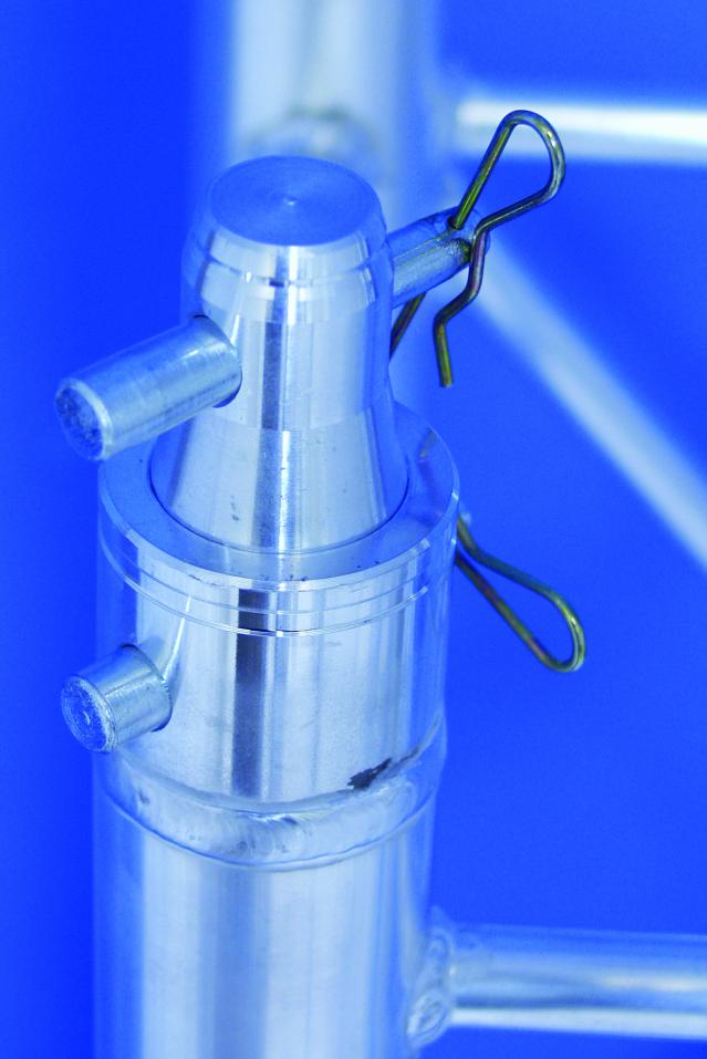 Alutruss QUADLOCK set cono de conexión/pivote/pasador
