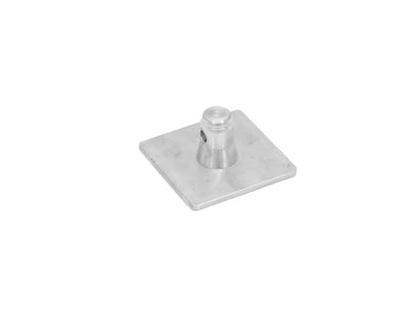 ALUTRUSS SINGLELOCK placa base M-10 (cuadrada) MACHO