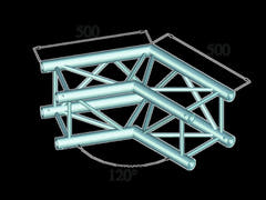ALUTRUSS QUADLOCK S6082C-22 esquina de 2 vías 120°
