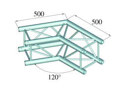 Alutruss QUADLOCK 6082C-22 2-way corner 120°
