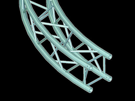 ALUTRUSS QUADLOCK 6082 Elemento para círculo 2m in.90°