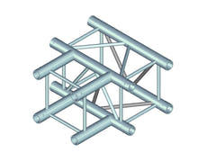 ALUTRUSS QUADLOCK QL-ET34 T-35 Pieza en T de 3 vías