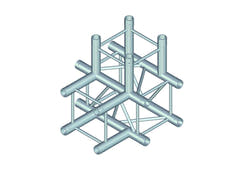 ALUTRUSS QUADLOCK QL-ET34 T-42 Pieza en T de 4 vías