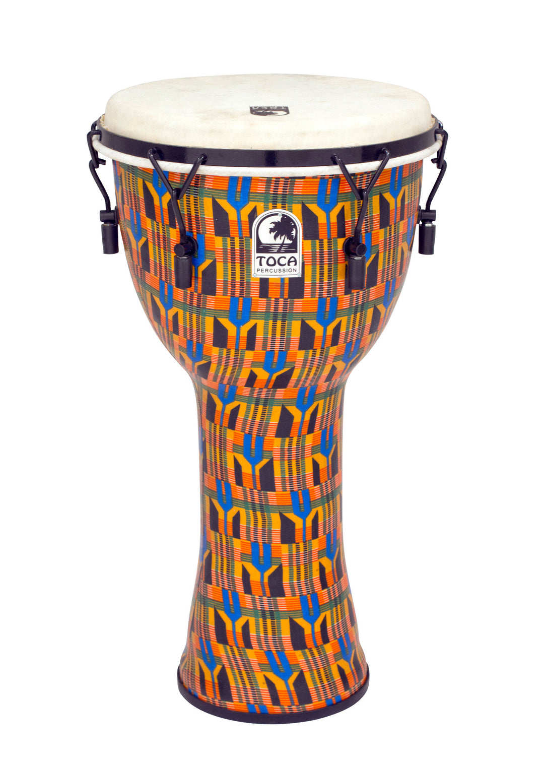 Toca Djembé Freestyle Mechanically Tuned - Kente Cloth (SFDMX-12K)