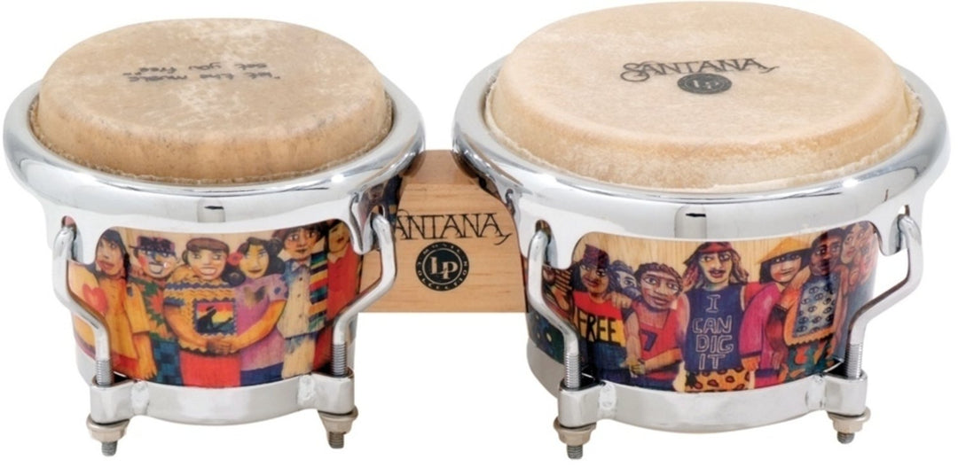 Latin Percusión Bongo Mini afinable - Santana Mini-Bongos (LPM200-AW)