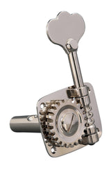 Mecanismo individual Rubner para contrabajo de 4 cuerdas, niquelado