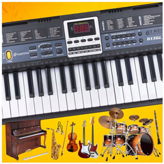 SUPRIMO 6136L keyboard con micrófono