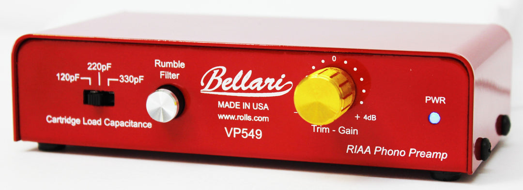 BELLARI VP549 Preamplificador Phono