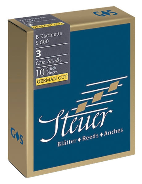 Cañas Steuer para clarinete en Sib Blue Line S800 - 3 1/2