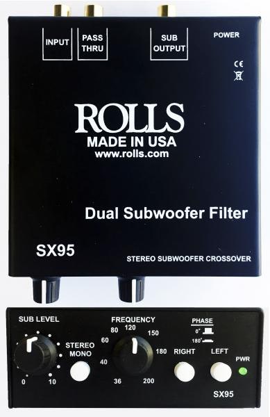 ROLLS SX95 Crossover de subwoofer estéreo