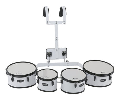 Basix juego de toms cuádruples para marcha, 8", 10", 12" y 13"