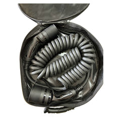 Cable de carga en espiral Tipo 2 16A trifásico 5 metros