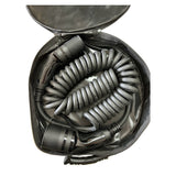 Cable de carga en espiral Tipo 2 16A trifásico 5 metros