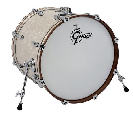 Bombo Gretsch Renown Maple 20" x 16", Vintage Pearl