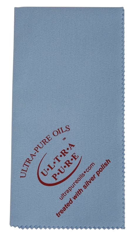 Ultra-Pure paño para pulir plata, 30 x 40 cm, azul claro