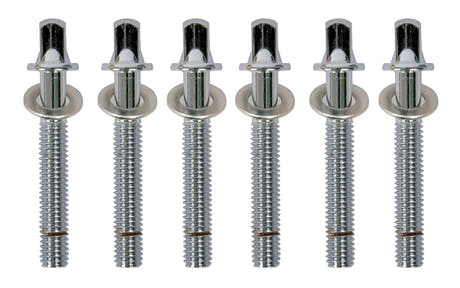 Latin Percussion Varillas de tensión para Timbale - Aspire LPA256 - Cromo, 6 piezas (LPA2541)