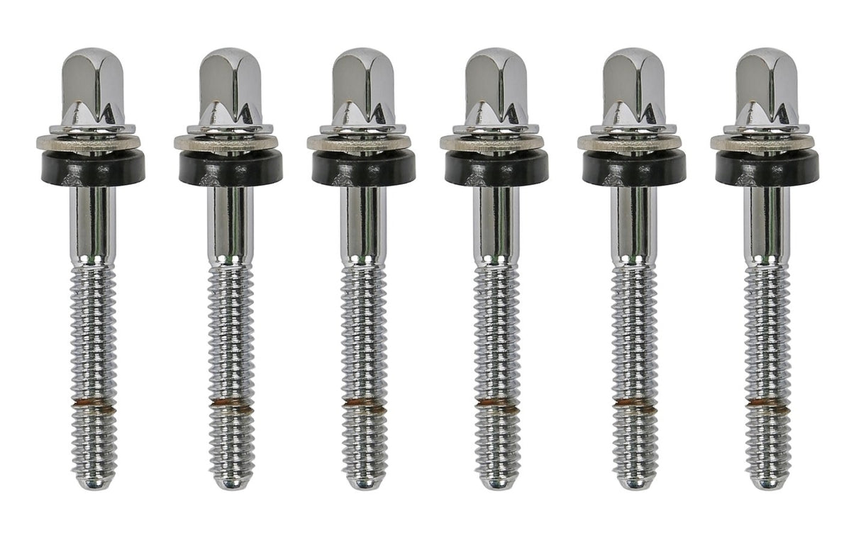 Latin Percussion Tension rods Mini Timbales + Micro Snare + Drum Timbales - LP845-K 845-JD LP846-SN LP848-SN LP812-C LP813-C LP812-BN LP813-BN - Chrome , 6 pieces (LP2540)