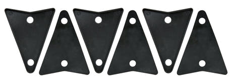 Almohadilla de plástico para placa lateral de herrajes de Conga Latin Percussion - Classic (2 agujeros) (LP631)