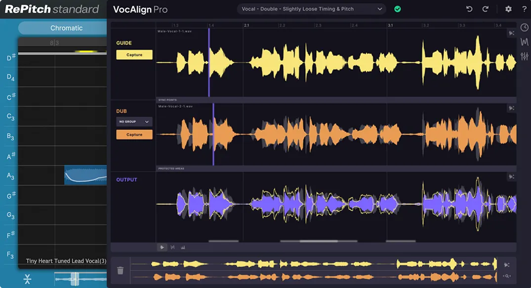 RePitch 2 Standard + Paquete VocAlign Pro