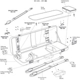 GEWA Form shaped violin cases Air 1.7 - Combination lock, right