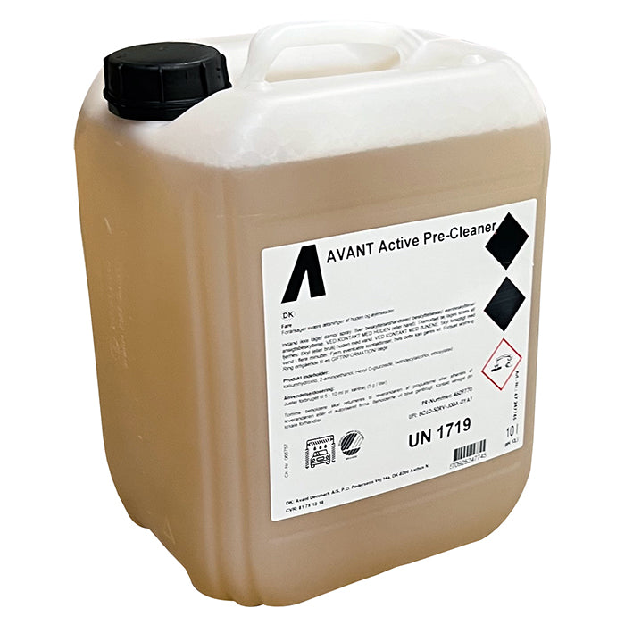 Prelimpiador Avant Active con etiqueta ecológica Nordic Swan 10L