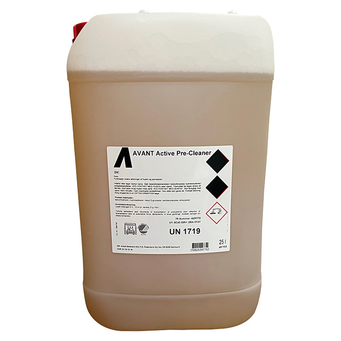 Prelimpiador Avant Active con etiqueta ecológica Nordic Swan 25L