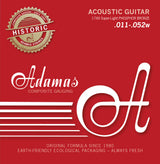 Adamas Historic Reissue 1749 cuerdas de guitarra, Super-Light .011-.052