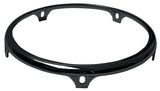 Latin Percussion Hooped Conga Comfort Curve II - Z Series (Extended Collar) Black Mirror - 11" Quinto | 5 hole (LP772C)
