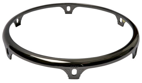 Latin Percussion Hooped Conga Comfort Curve II - Z Series (Extended Collar) Black Mirror - 11 3/4" Conga | 6 hole (LP773C)