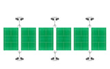 Natminton komplet pakke for 5 baner