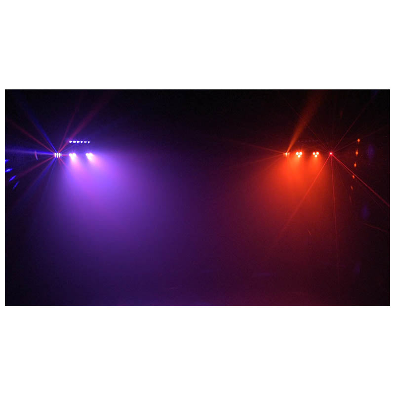 LIGHT4ME T-BAR LASER STROBE LED PAR DERBY UV IR multiefecto