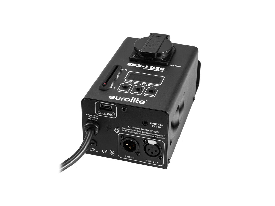 EUROLITE EDX-1 DMX USB Pack de atenuador