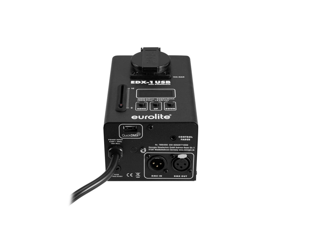 EUROLITE EDX-1 DMX USB Pack de atenuador