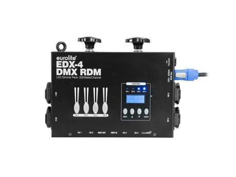 EUROLITE EDX-4 DMX RDM LED Regulador Pack