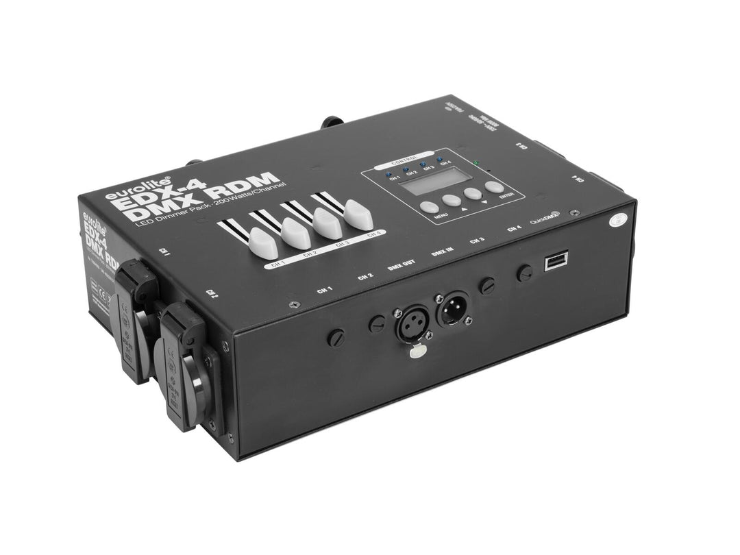 EUROLITE EDX-4 DMX RDM LED Regulador Pack