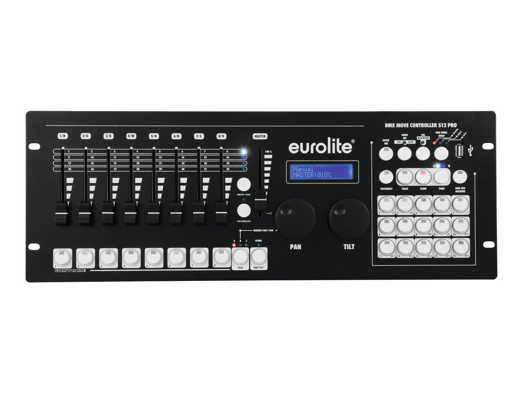 EUROLITE Controlador de movimiento DMX 512 PRO