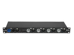 Distribuidor de alimentación DMX EUROLITE 4x4 XLR de 5 pines