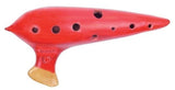 Plaschke Classic ocarina en C, 16 cm, de C2 a F3, esmaltada en rojo