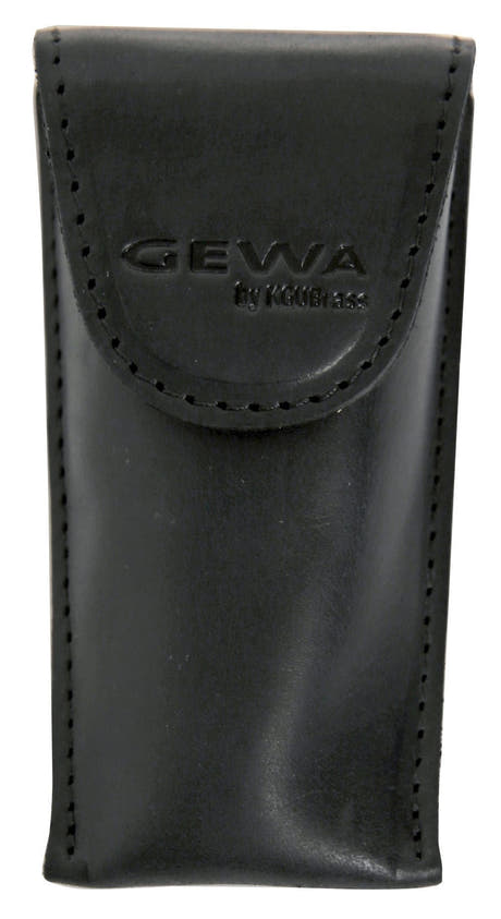 GEWA Crazy Horse Trumpet Single para 1 boquilla de trompeta, negro