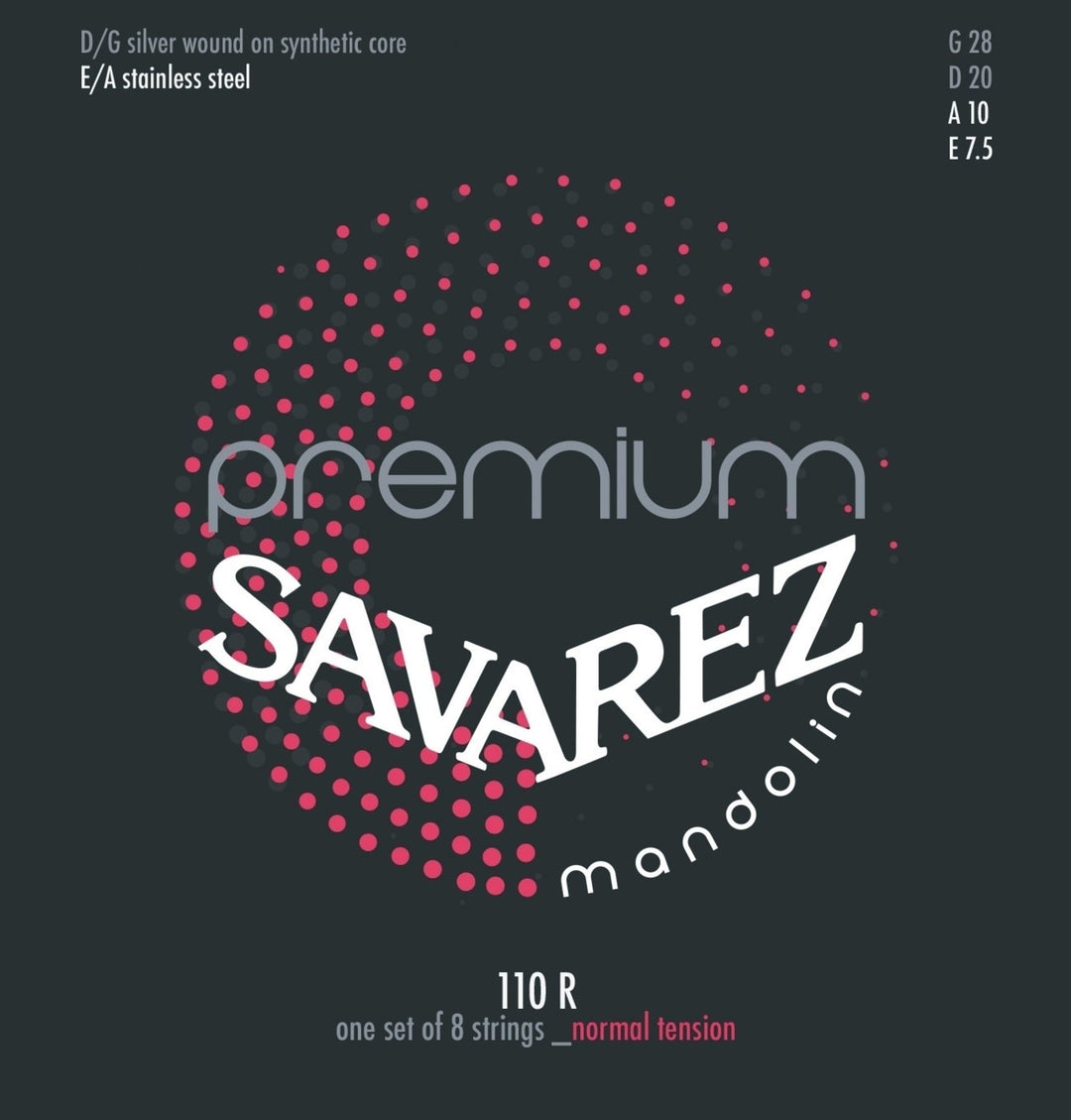 Savarez Cuerdas para mandolina SAVAREZ Mandoline Premium 110R - Conjunto (110R)