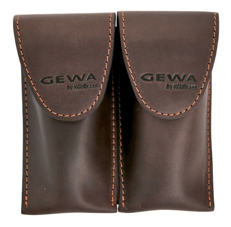 GEWA Crazy Horse Trombón Double para 2 boquillas de trombón, marrón