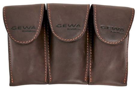 GEWA Crazy Horse Trombone Triple para 3 boquillas de Trombón, marrón